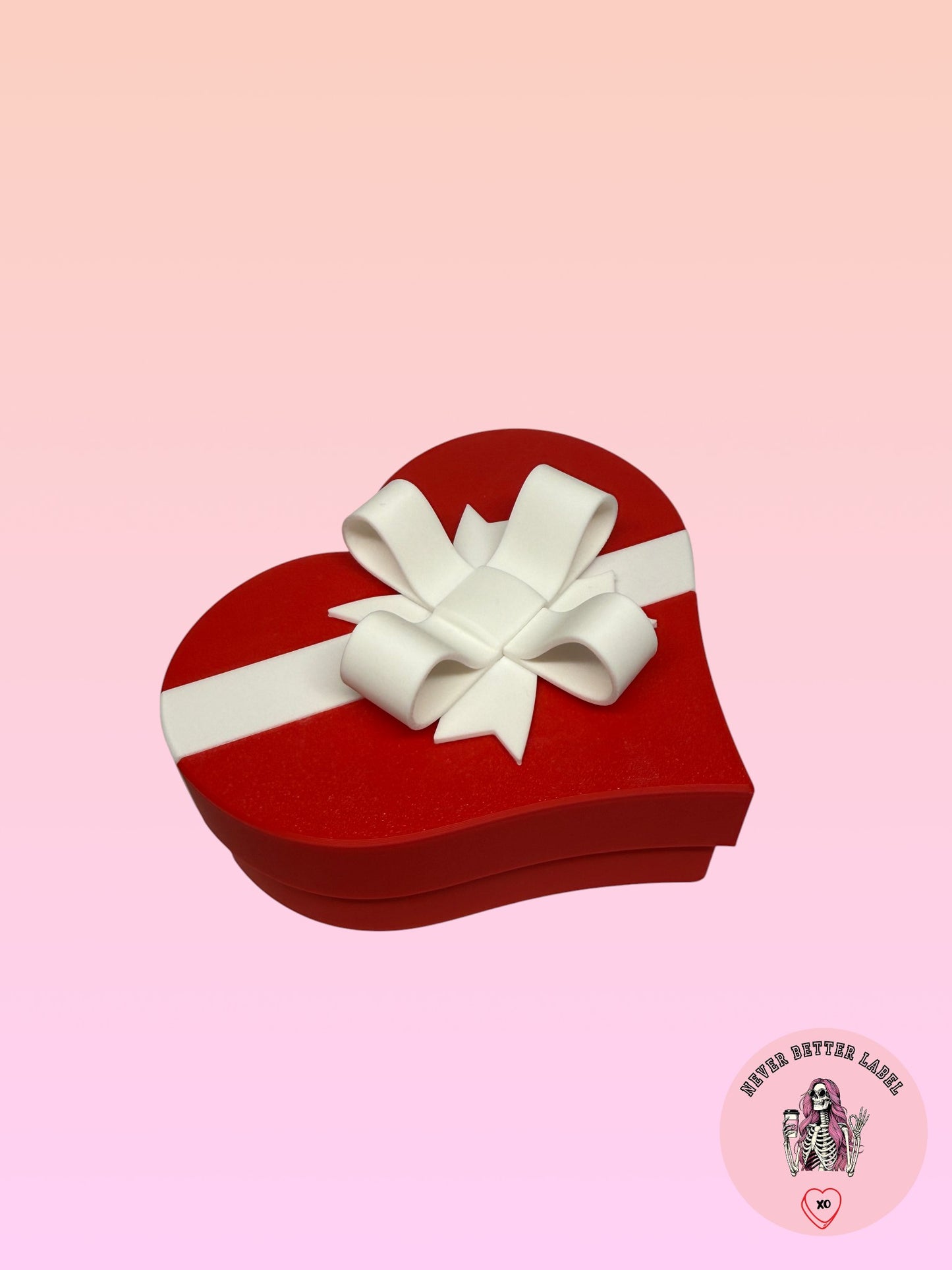 Heart Box With Rotating Bow Lock