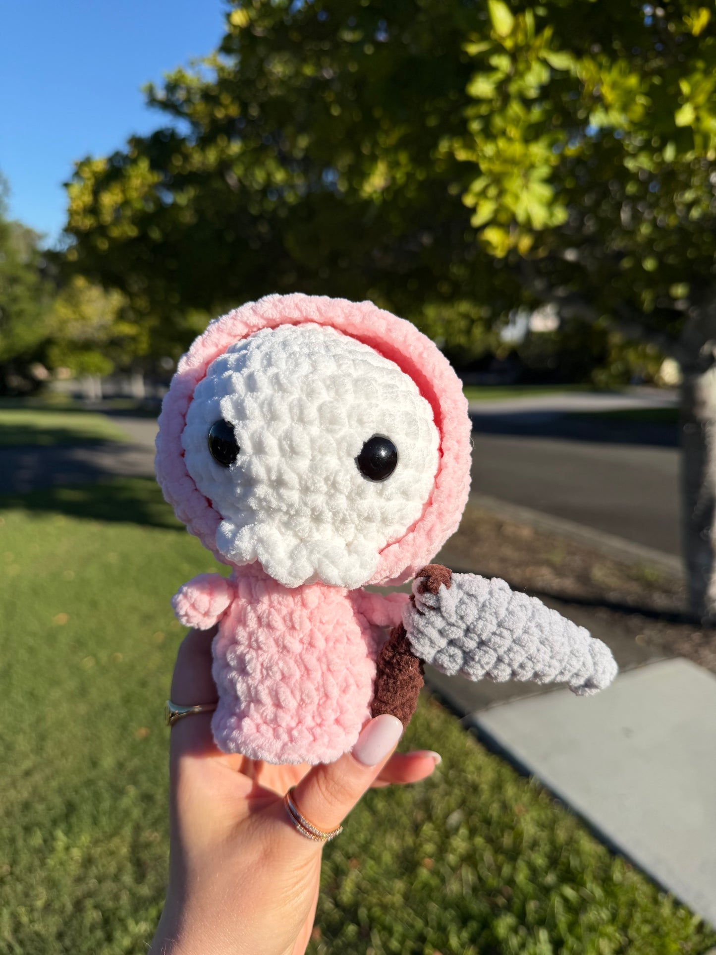 π©· Pastel Reaper Crochet Plush π