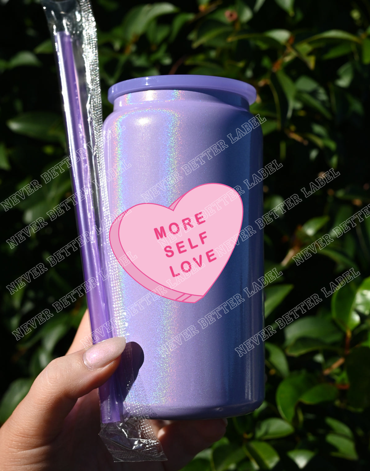More Self Love - Insulated Shimmer Cup 16oz (473ml)