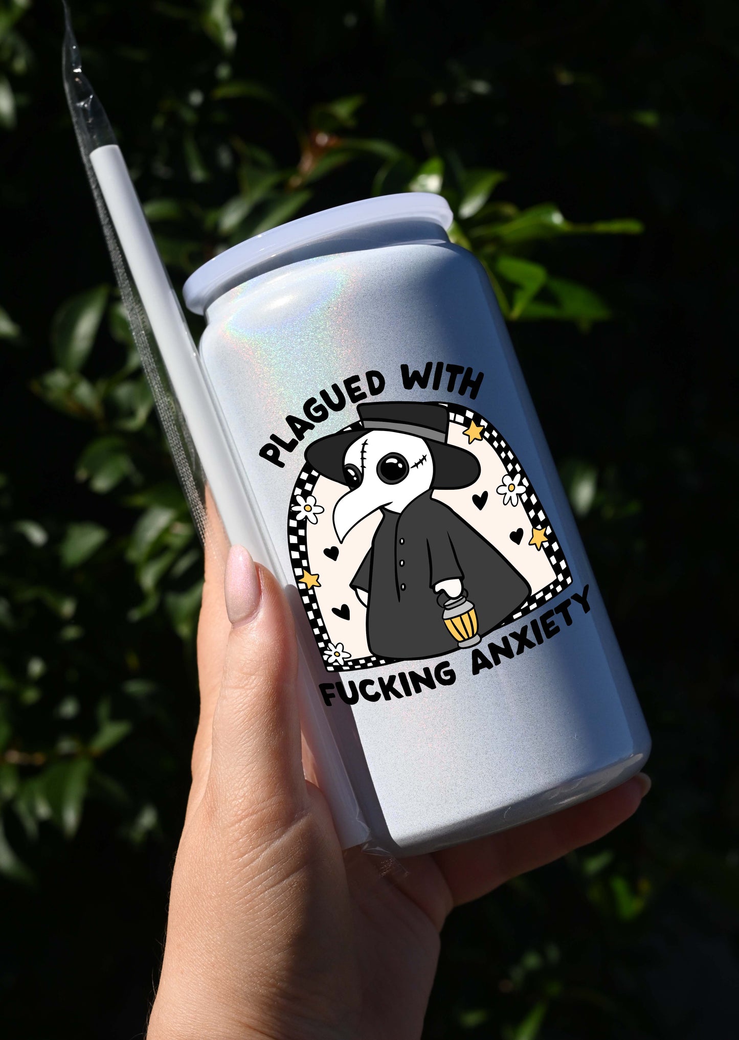 Plagued with F***ing Anxiety Libbey Cup