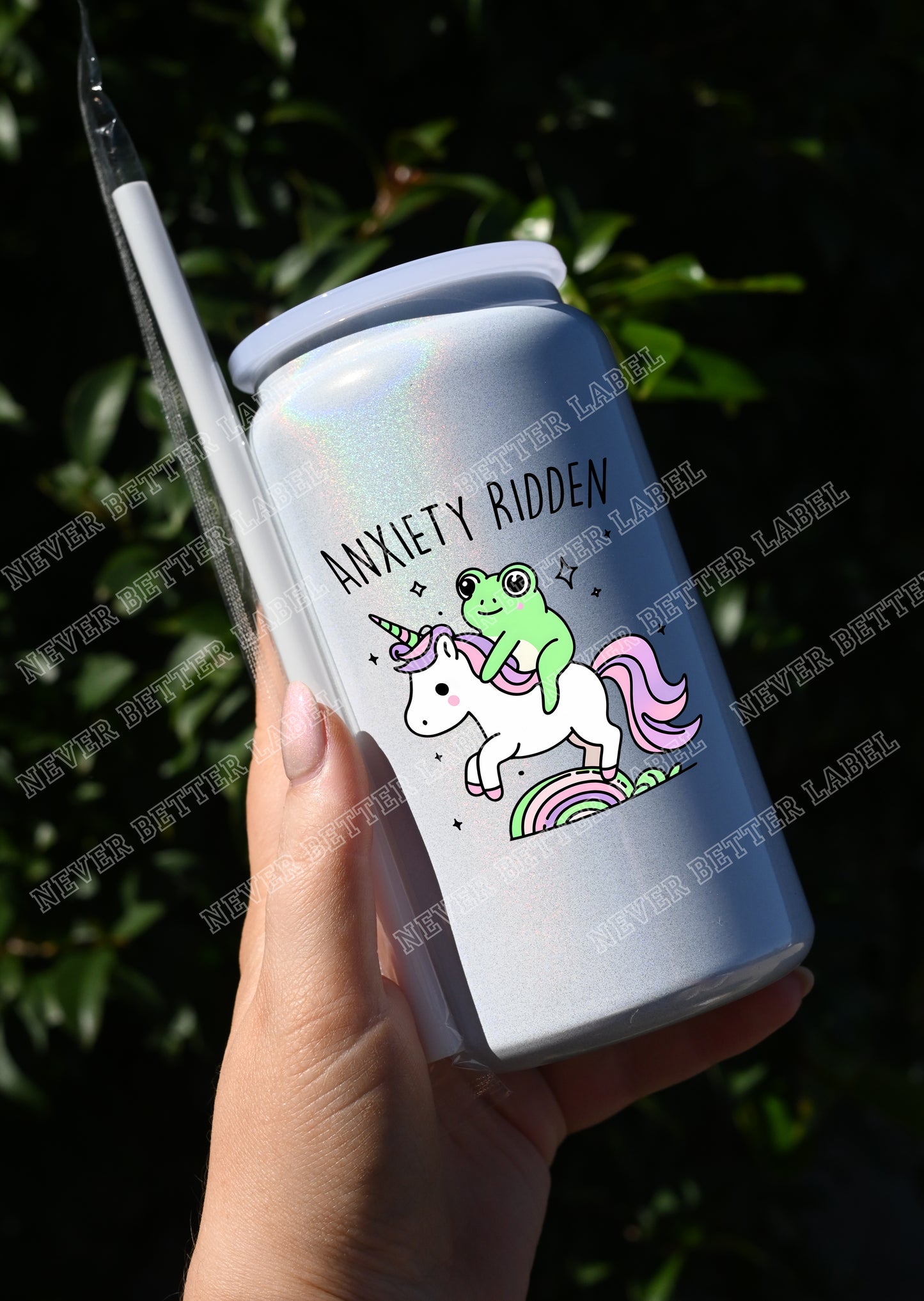 Anxiety Ridden - Insulated Shimmer Cup 16oz (473ml)