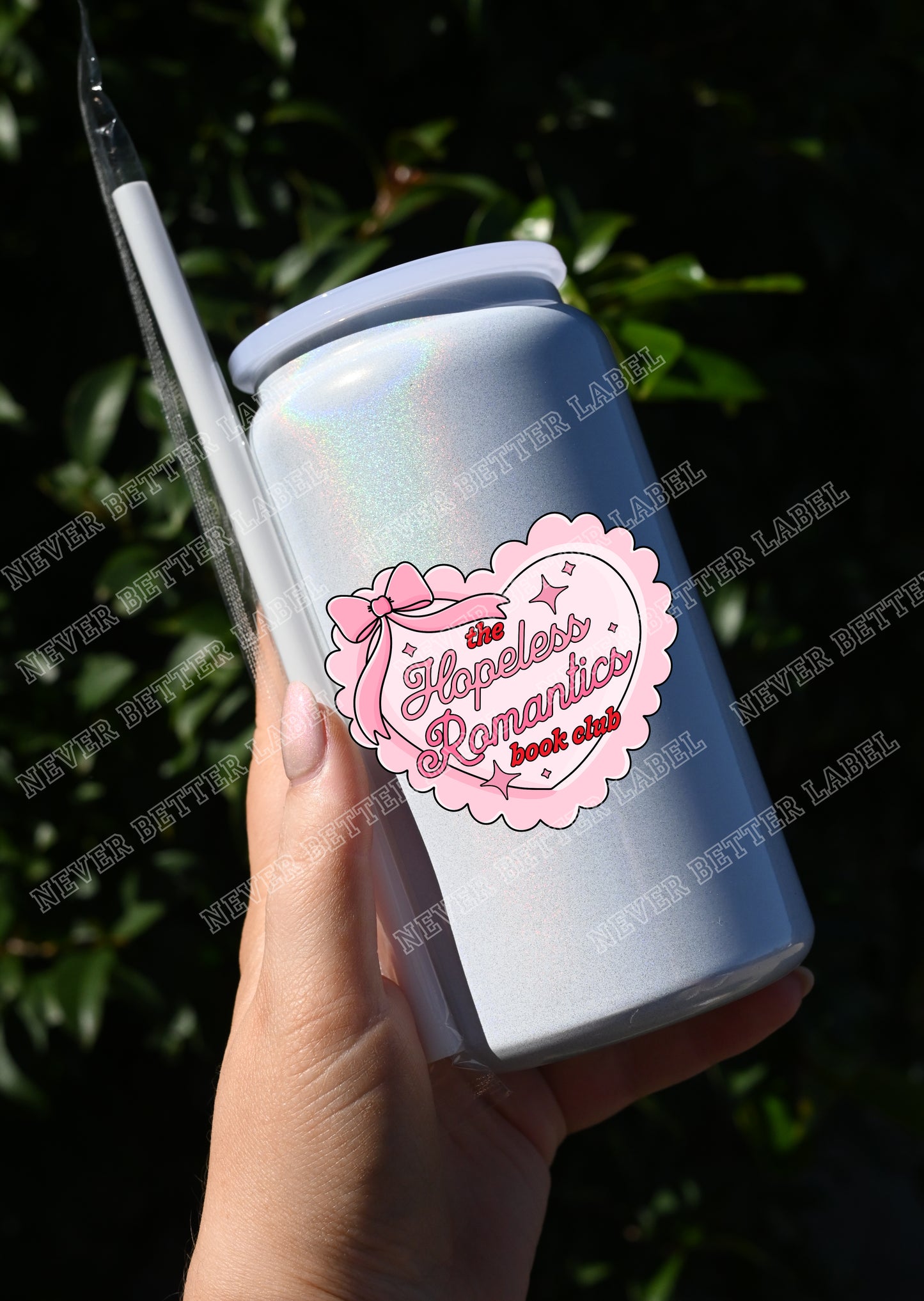 Hopeless Romantic Book Club - Insulated Shimmer Cup 16oz (473ml)