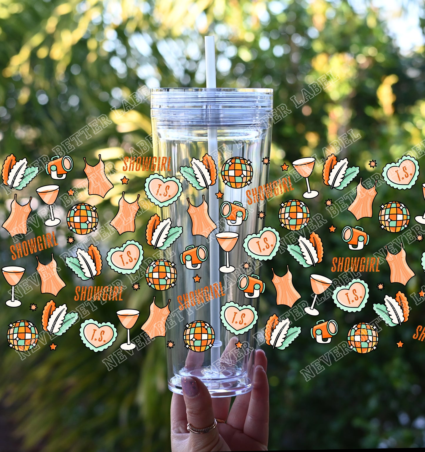 Showgirl - Glitter Filled Stadium Cup