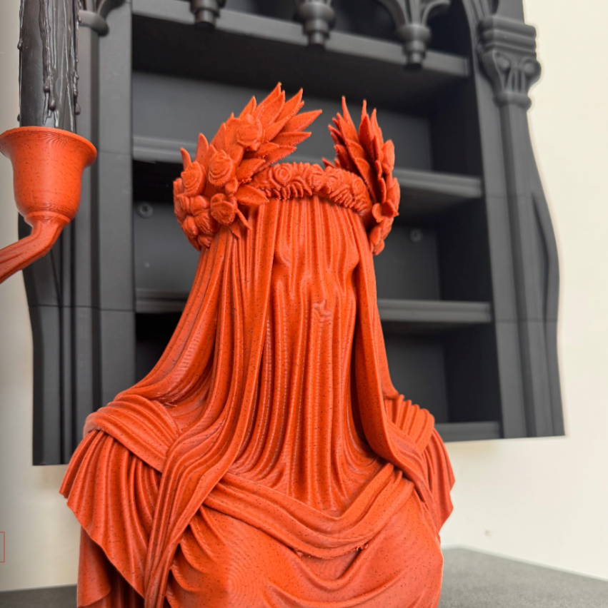 The Mourning Goddess — 3D Printed Gothic Classical Decor