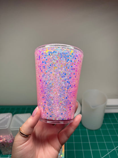 Gabby's Dollhouse Glitter Filled 350ml Tumbler - Ready to ship!