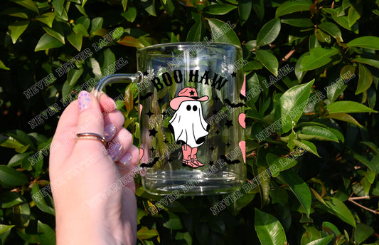 Boohaw - Glitter Filled Glass Mug