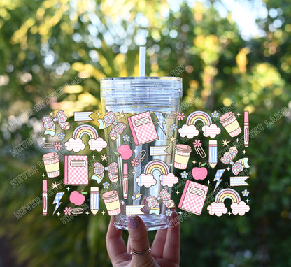 Groovey Teacher - Glitter Filled Stadium Cup