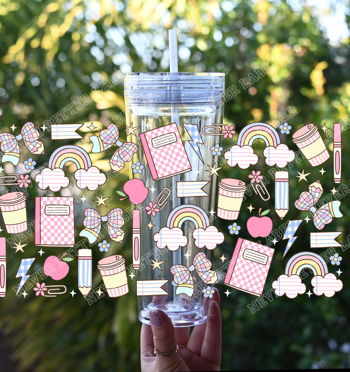 Groovey Teacher - Glitter Filled Stadium Cup
