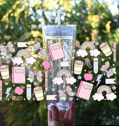 Groovey Teacher - Glitter Filled Stadium Cup