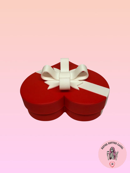 Heart Box With Rotating Bow Lock