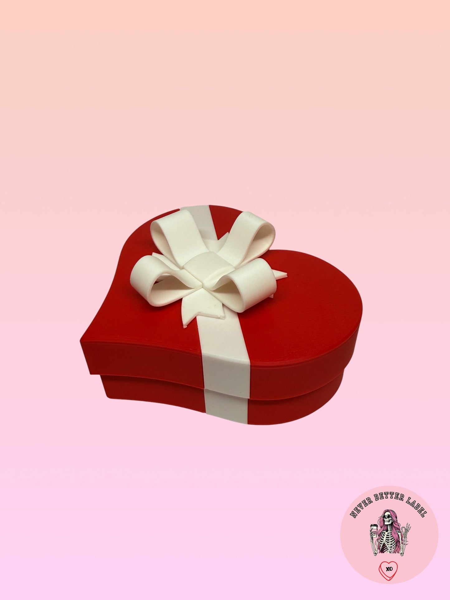 Heart Box With Rotating Bow Lock