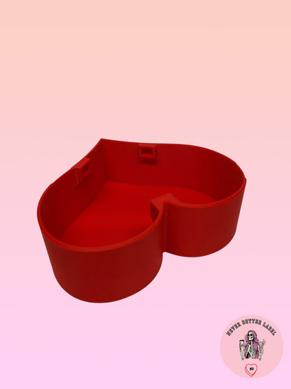 Heart Box With Rotating Bow Lock