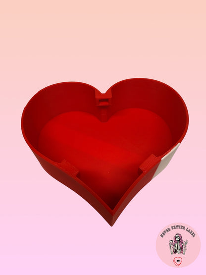 Heart Box With Rotating Bow Lock