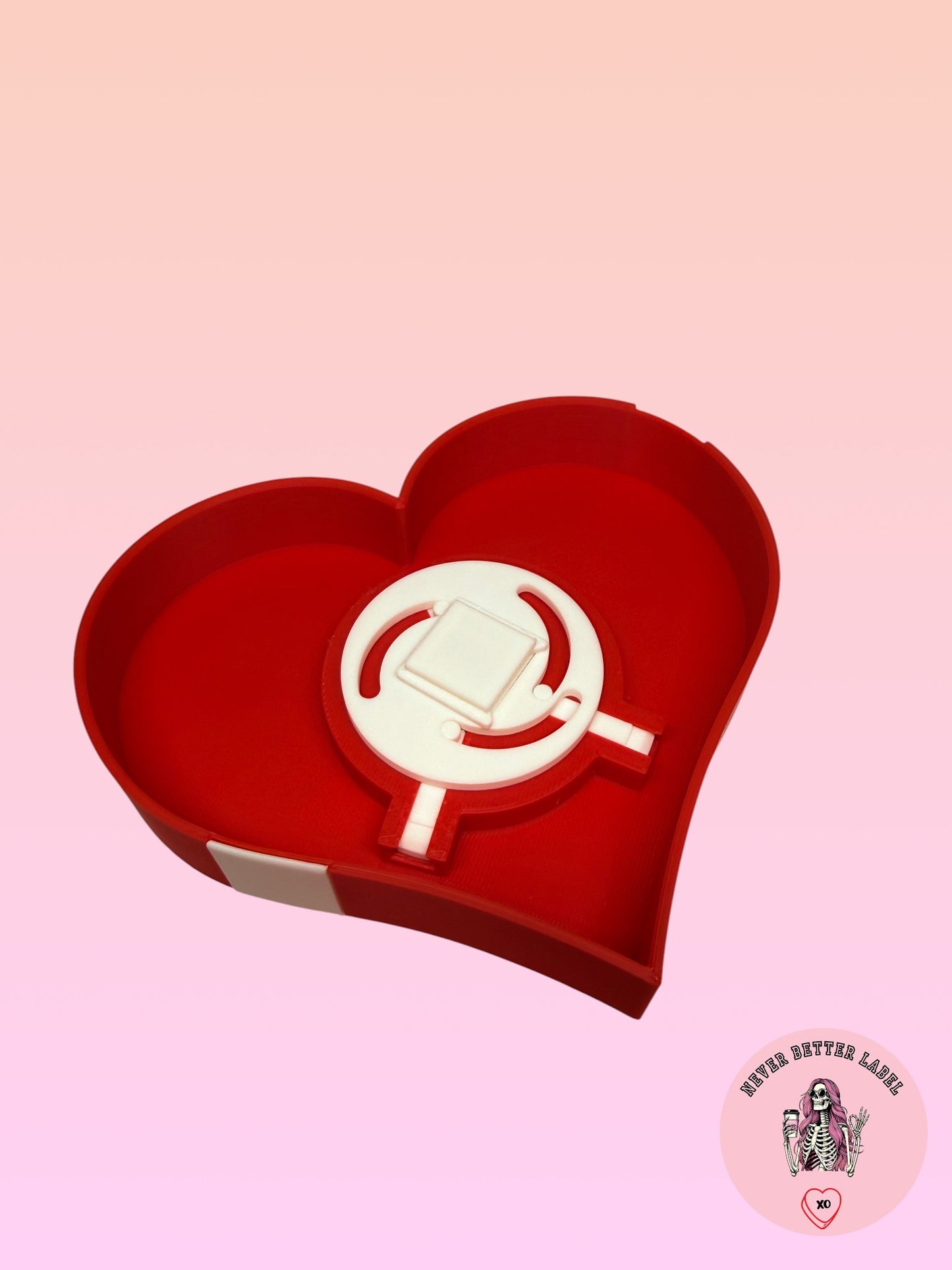 Heart Box With Rotating Bow Lock