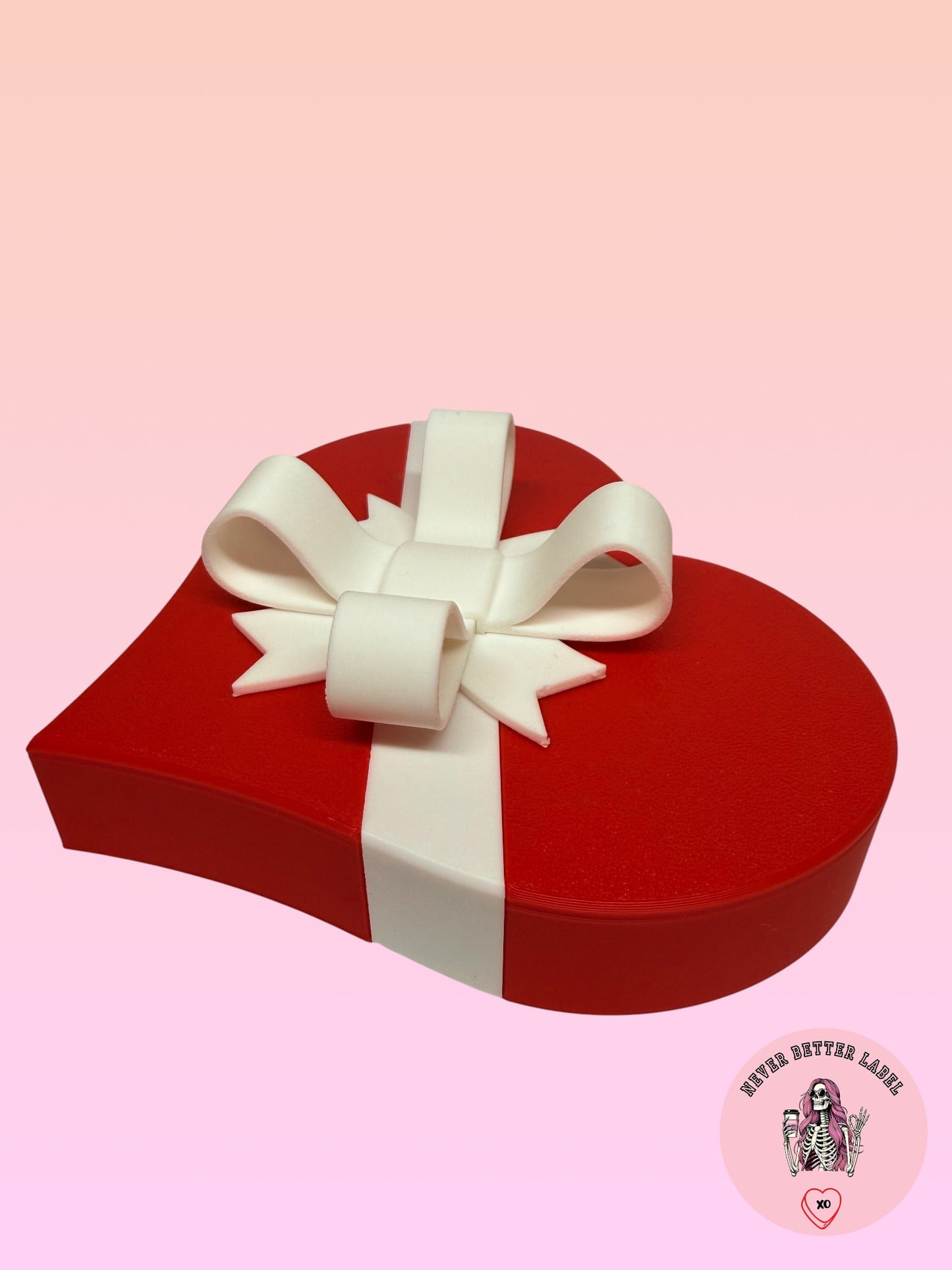 Heart Box With Rotating Bow Lock