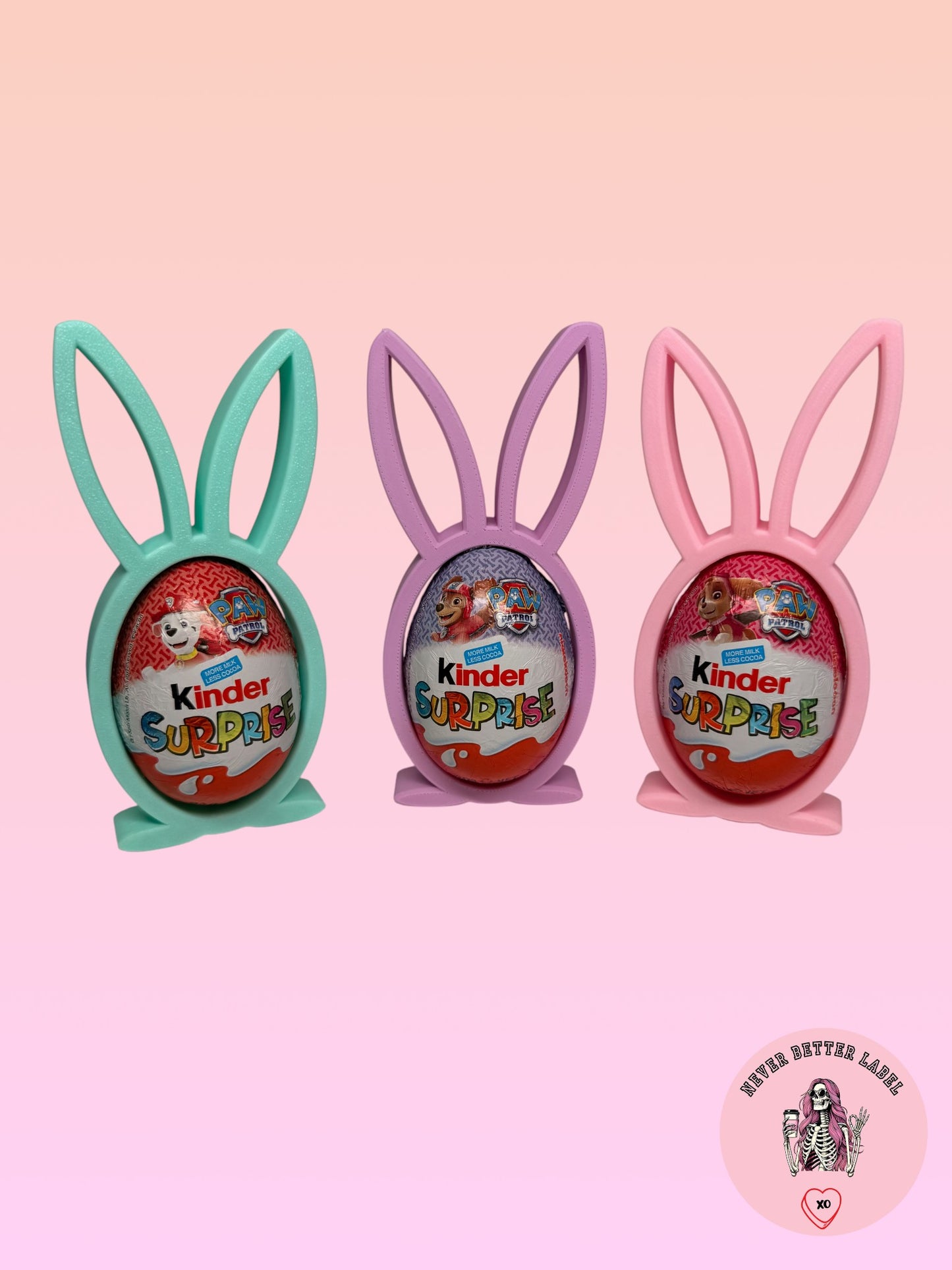 Bunny Ear Kinder Surprise Egg Holder