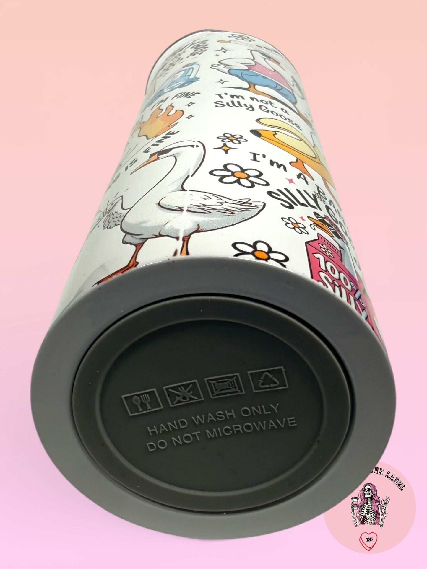 "Silly Goose On The Loose" 20oz (590ml) Insulated Tumbler - Stainless Steel