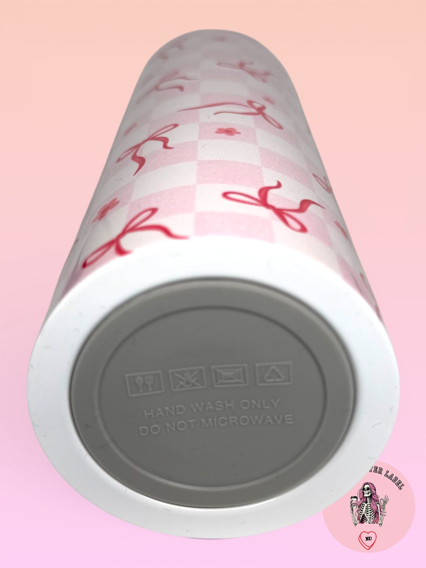 Pink Coquette Bows 20oz (590ml) Insulated Tumbler - Stainless Steel
