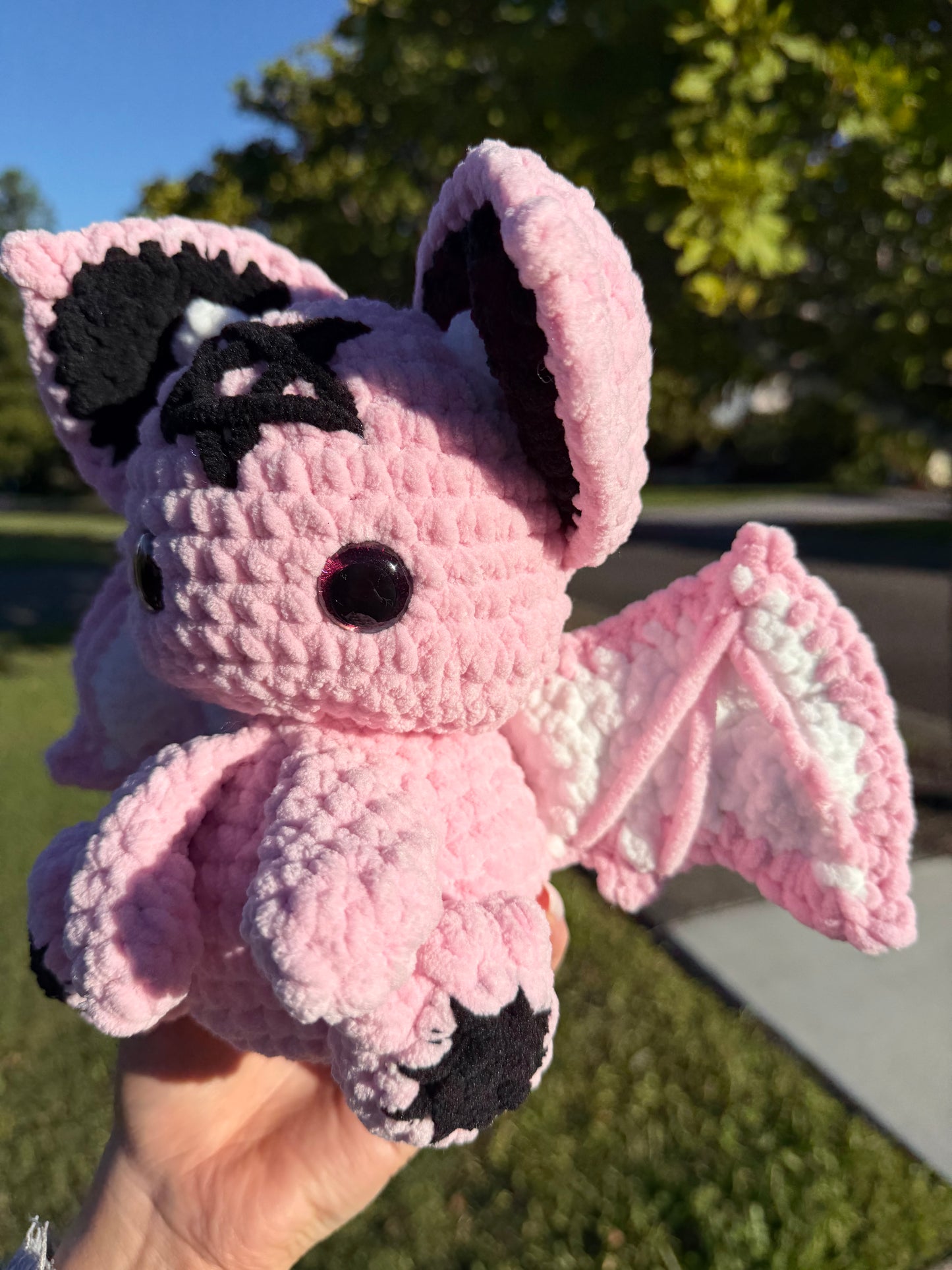🩷 Baby Pink Lilith Bat Crochet Plush 🦇