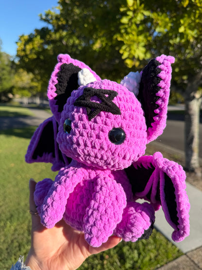 🦇 Lilith Bat Crochet Plush 🩷🖤