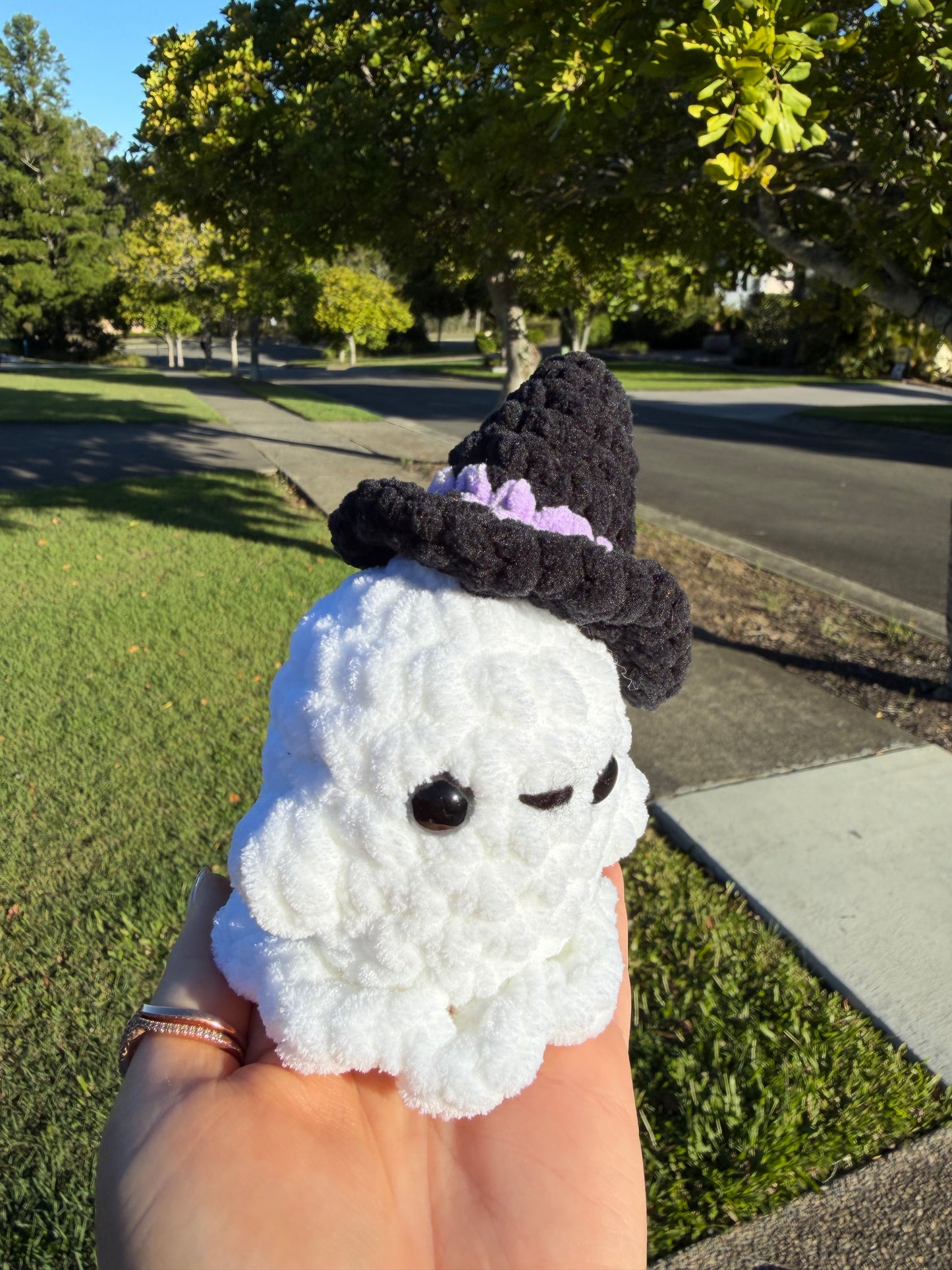 👻 Witchy Ghost Crochet Plush 🖤