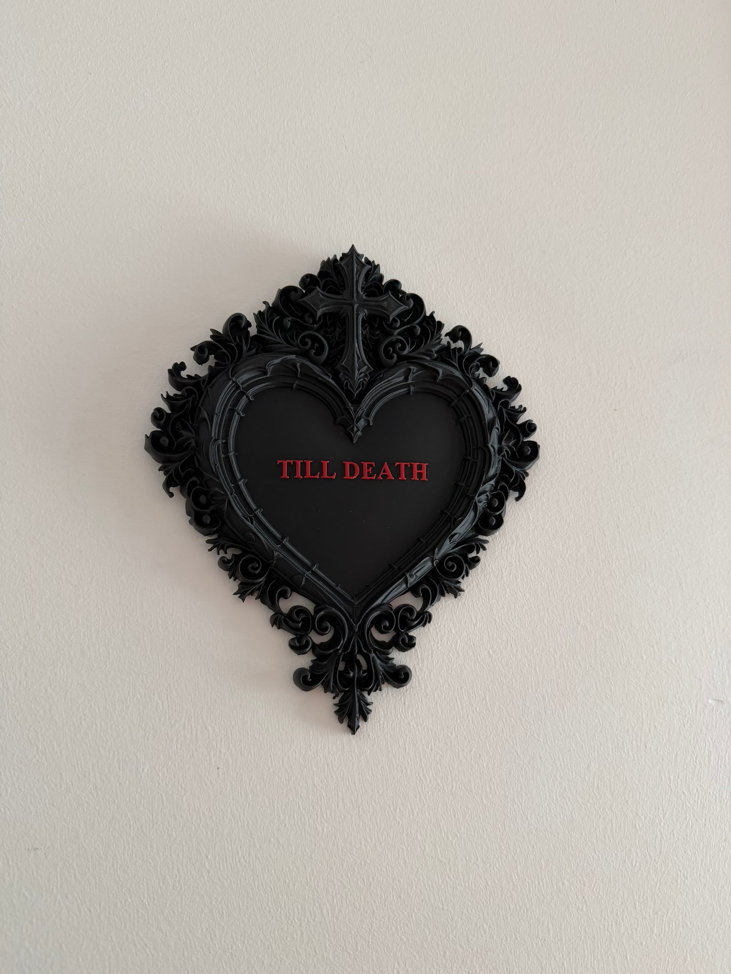 Till Death Plaque 🖤