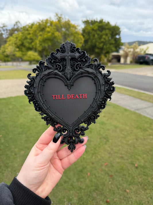 Till Death Plaque 🖤