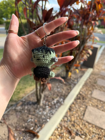 Frankenstein Crochet Keyring 🧟