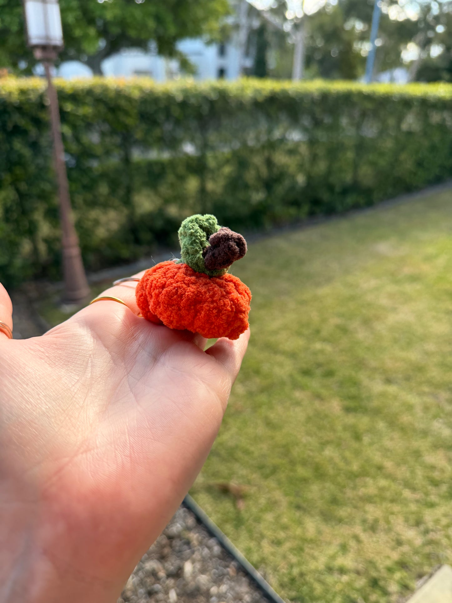 Pumpkin Crochet Keyring 🎃🧡