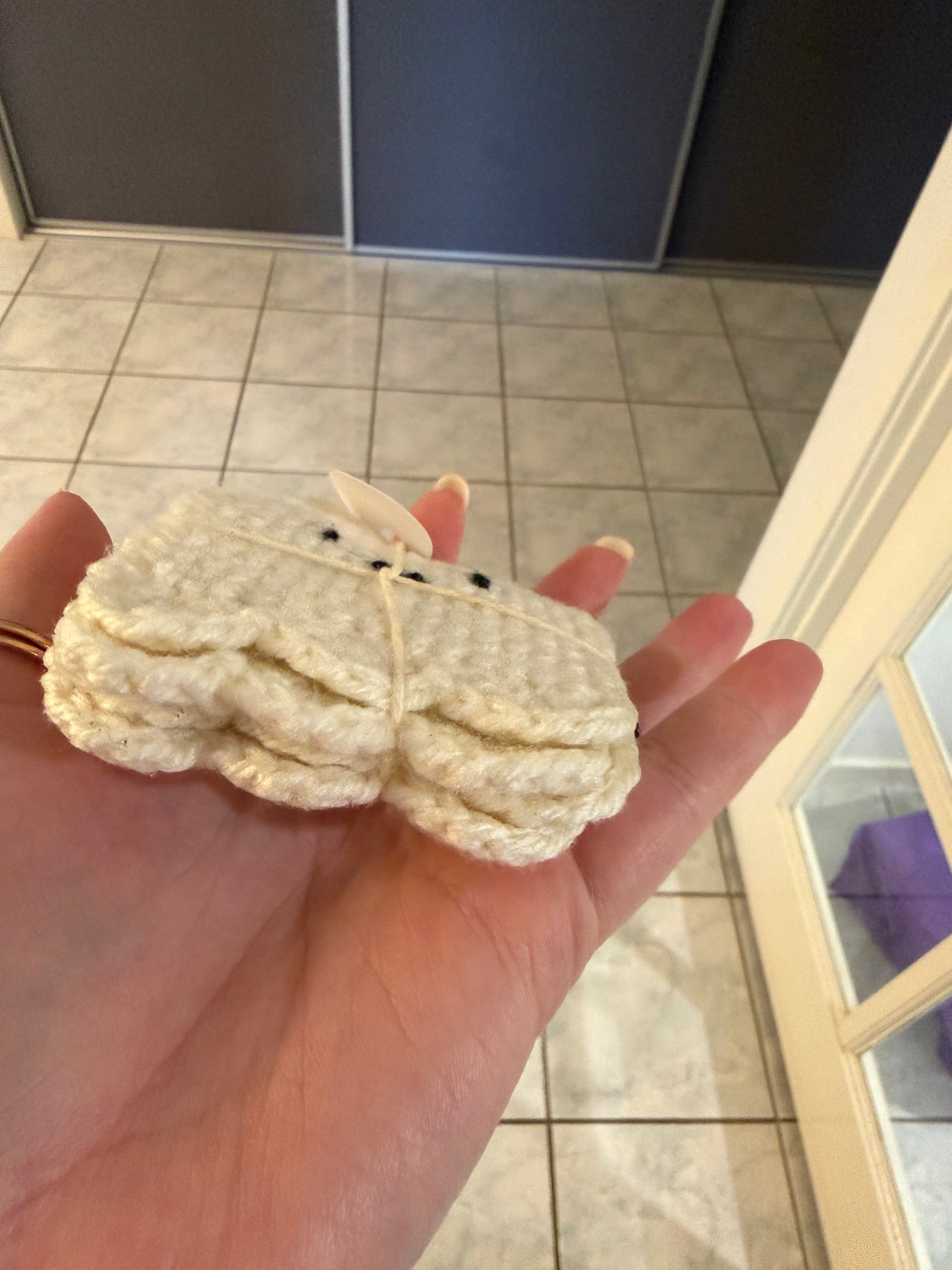 Ghost Crochet Coaster Set 👻🤍