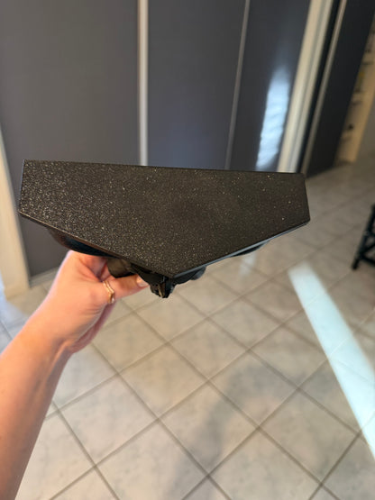 Cobra Corbel Wall Shelf - Black glitter