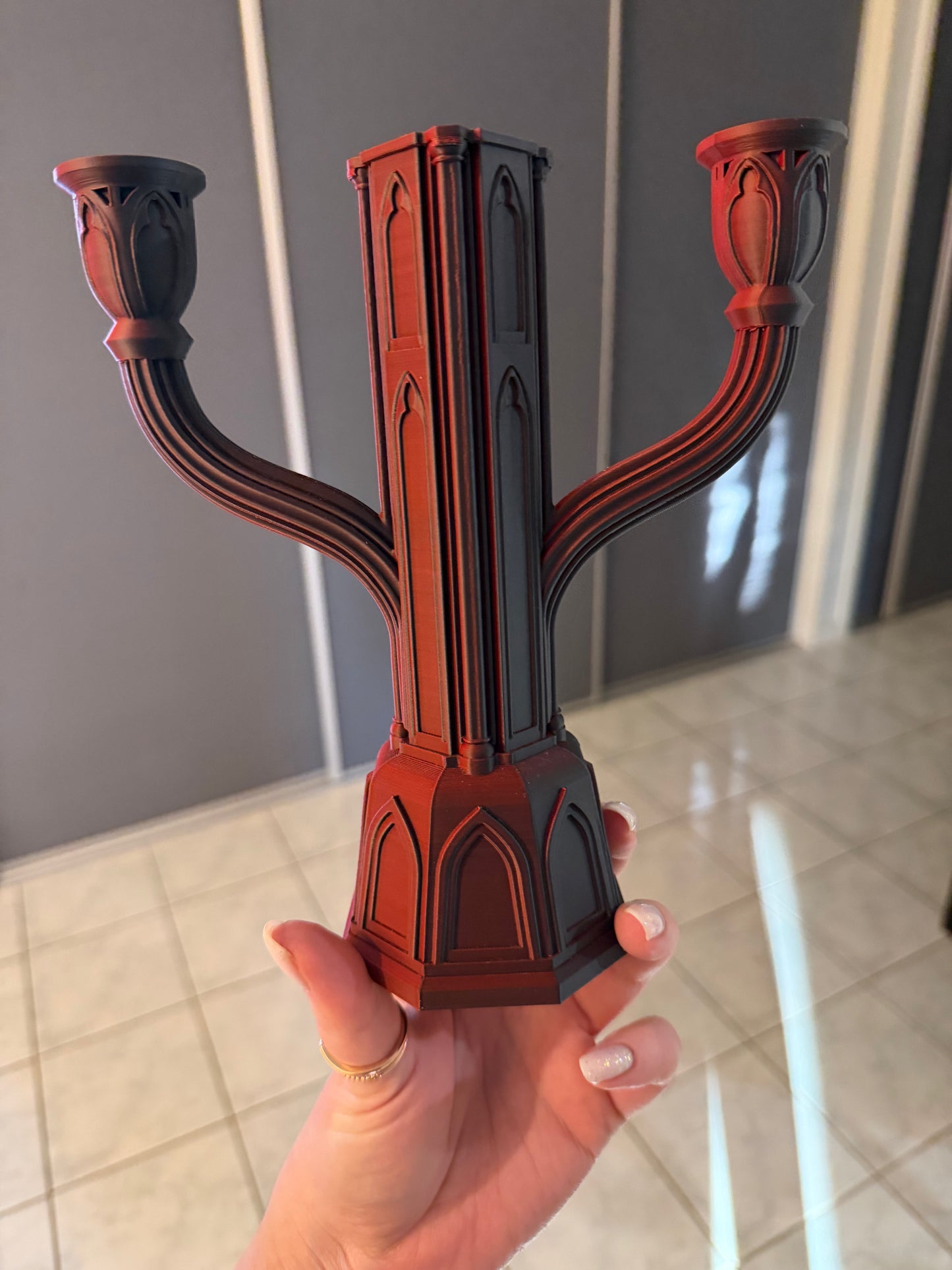 Cathedral Candle Holder 🕯️🖤