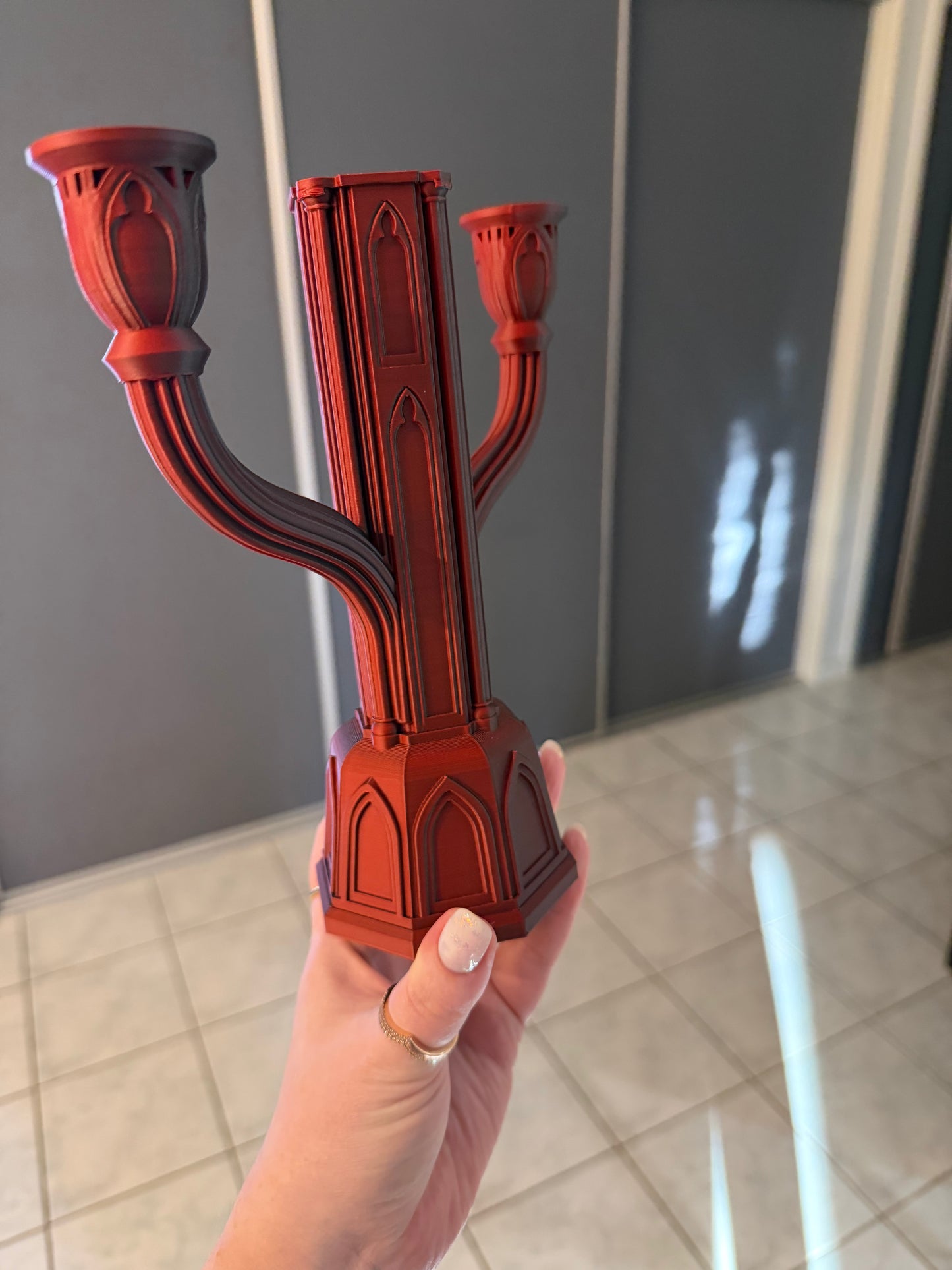 Cathedral Candle Holder 🕯️🖤