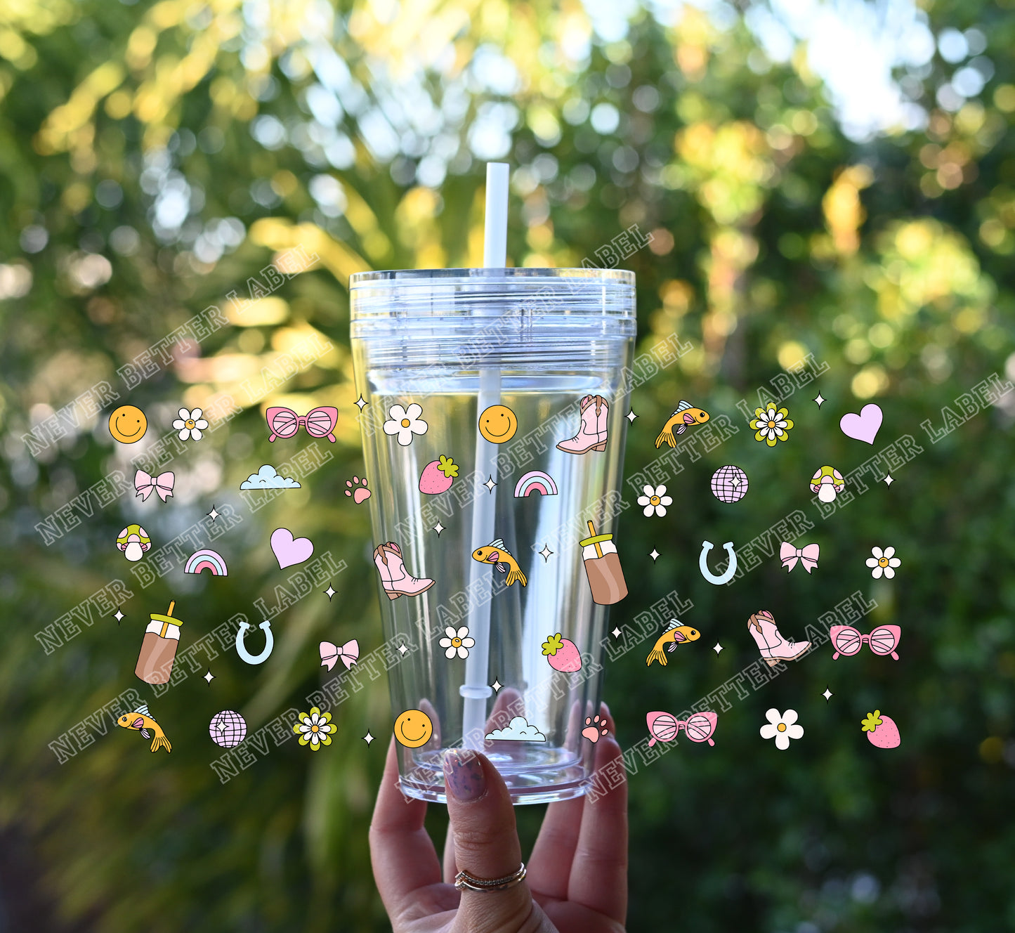 Iconic - Glitter Filled Stadium Cup