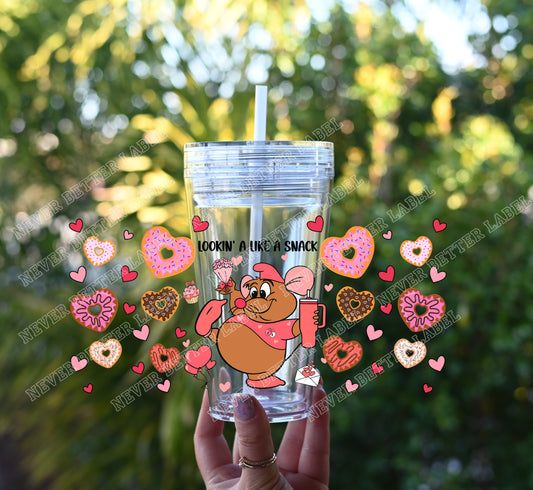 Lookin Like a Snack - Glitter Filled Stadium Cup