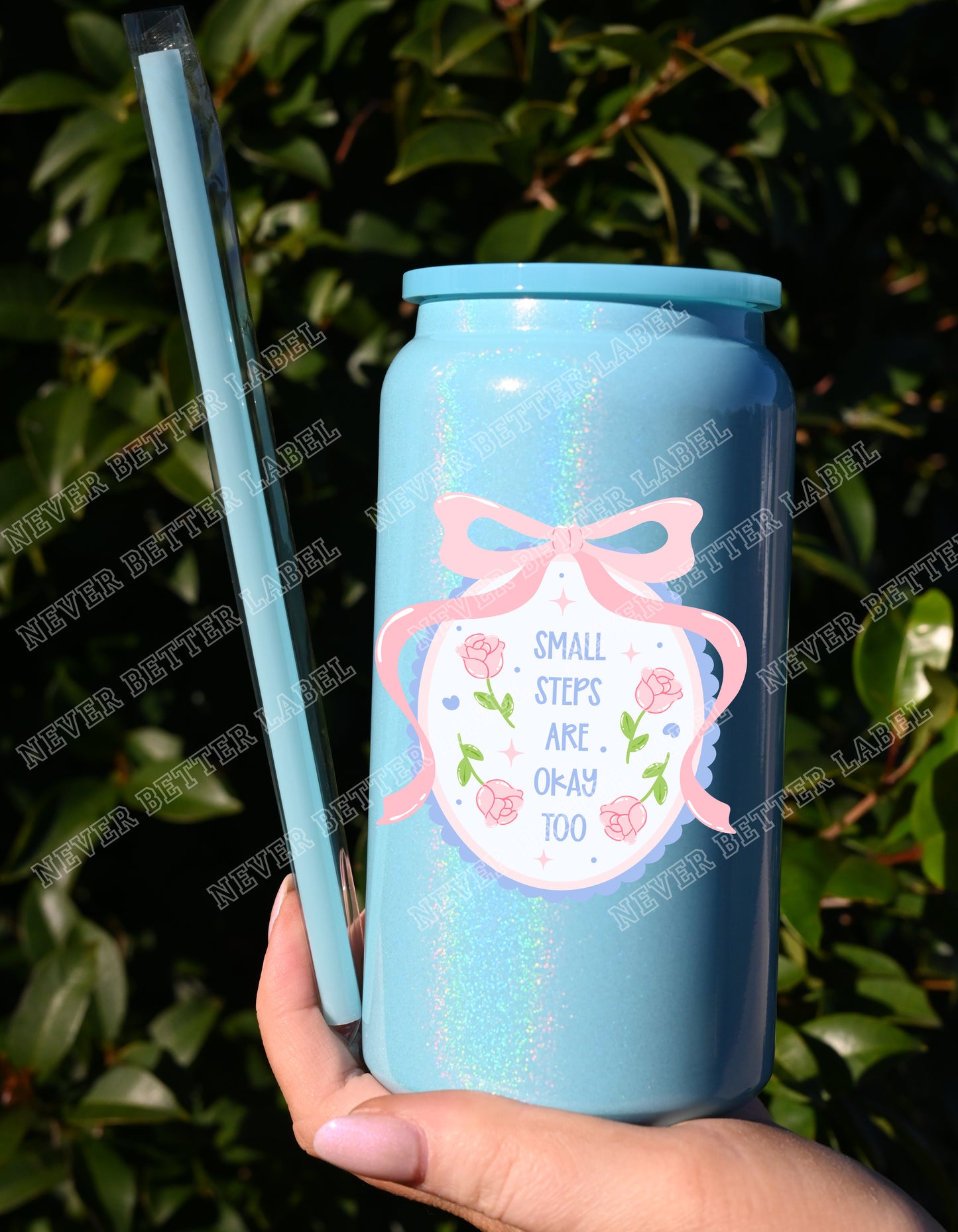 Small Steps are OK - Insulated Shimmer Cup 16oz (473ml)