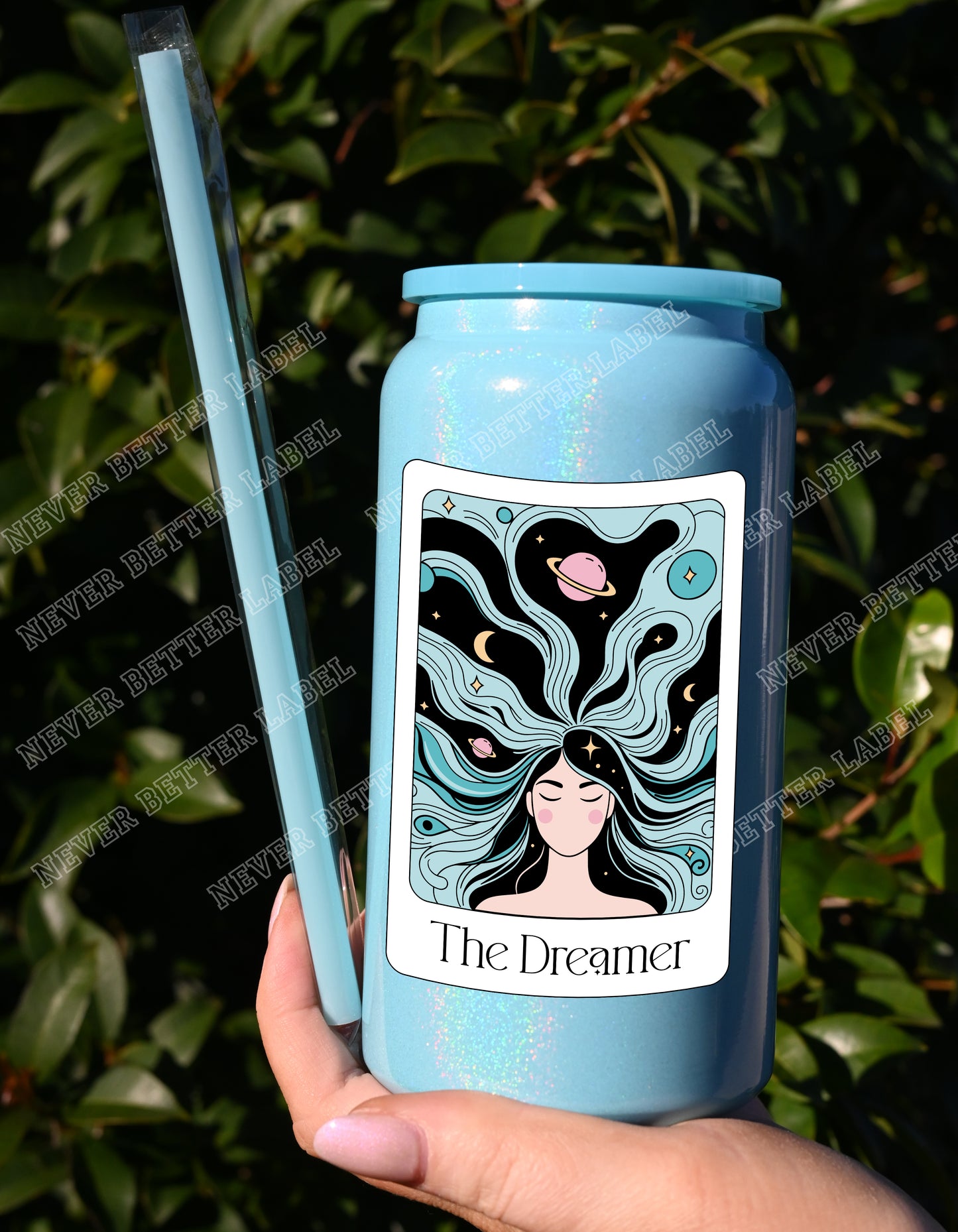 The Dreamer Tarot  - Insulated Shimmer Cup 16oz (473ml)