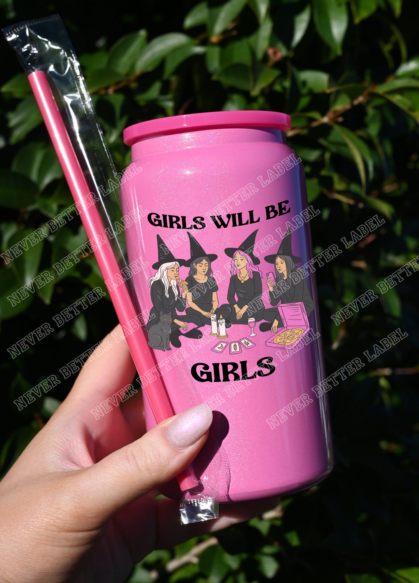 Girls Will be Girls  - Insulated Shimmer Cup 16oz (473ml)