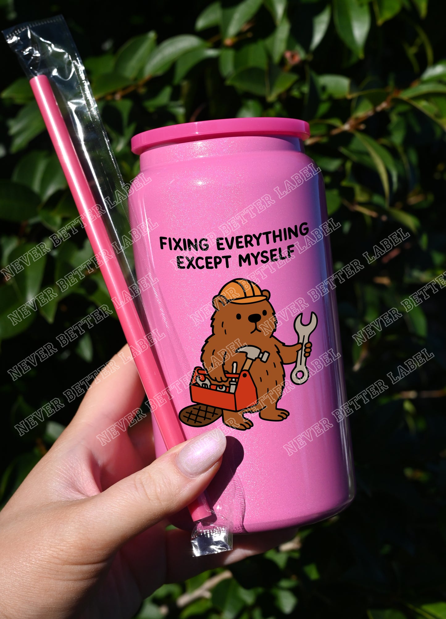 Fixing Everything Except...  - Insulated Shimmer Cup 16oz (473ml)