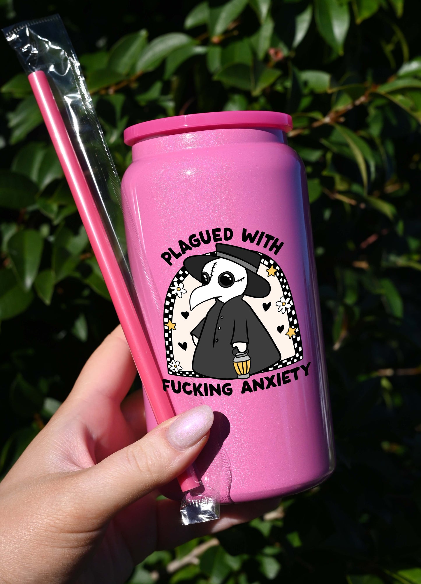Plagued with F***ing Anxiety Libbey Cup