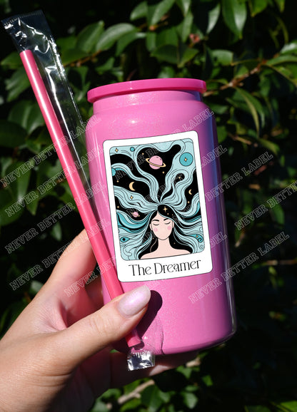 The Dreamer Tarot  - Insulated Shimmer Cup 16oz (473ml)