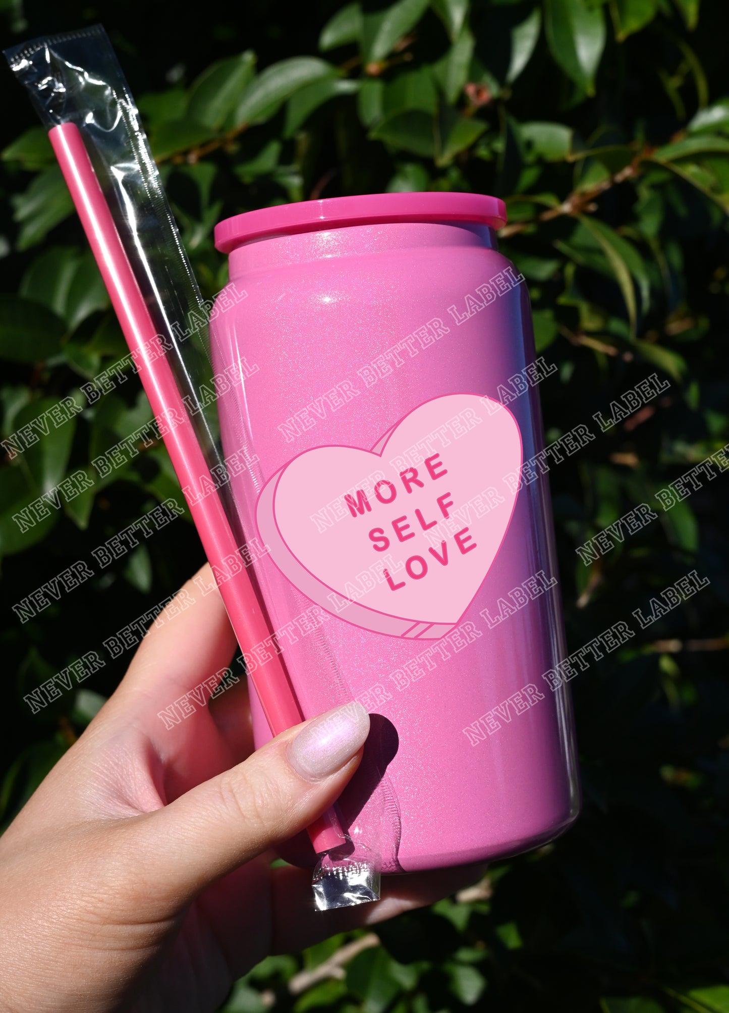 More Self Love - Insulated Shimmer Cup 16oz (473ml)