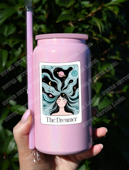 The Dreamer Tarot  - Insulated Shimmer Cup 16oz (473ml)
