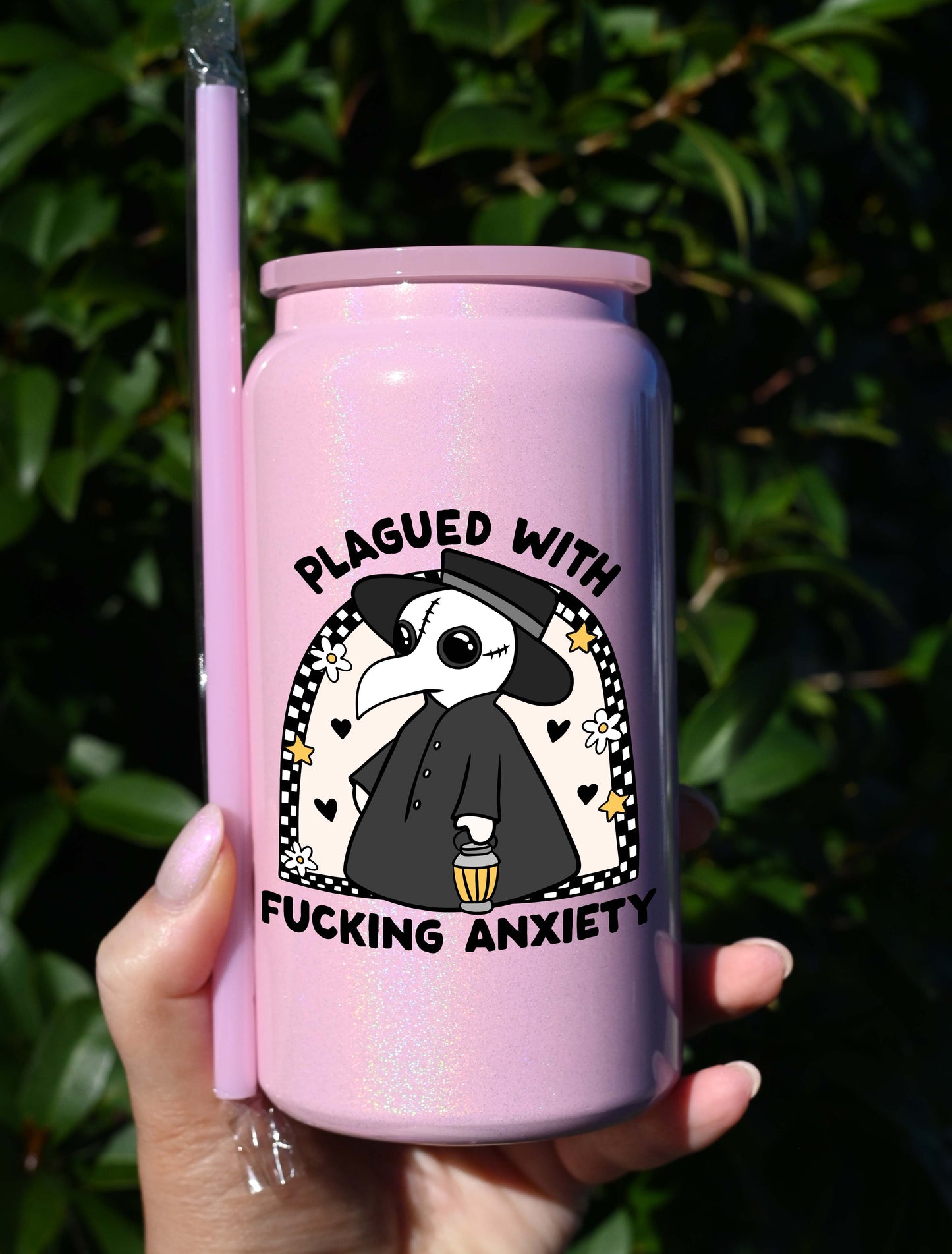 Plagued with F***ing Anxiety Libbey Cup