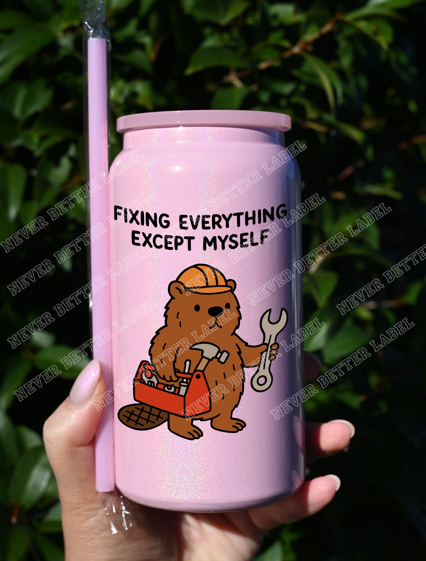 Fixing Everything Except...  - Insulated Shimmer Cup 16oz (473ml)
