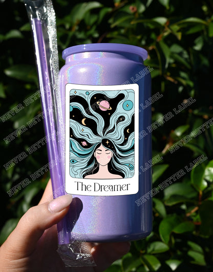 The Dreamer Tarot  - Insulated Shimmer Cup 16oz (473ml)