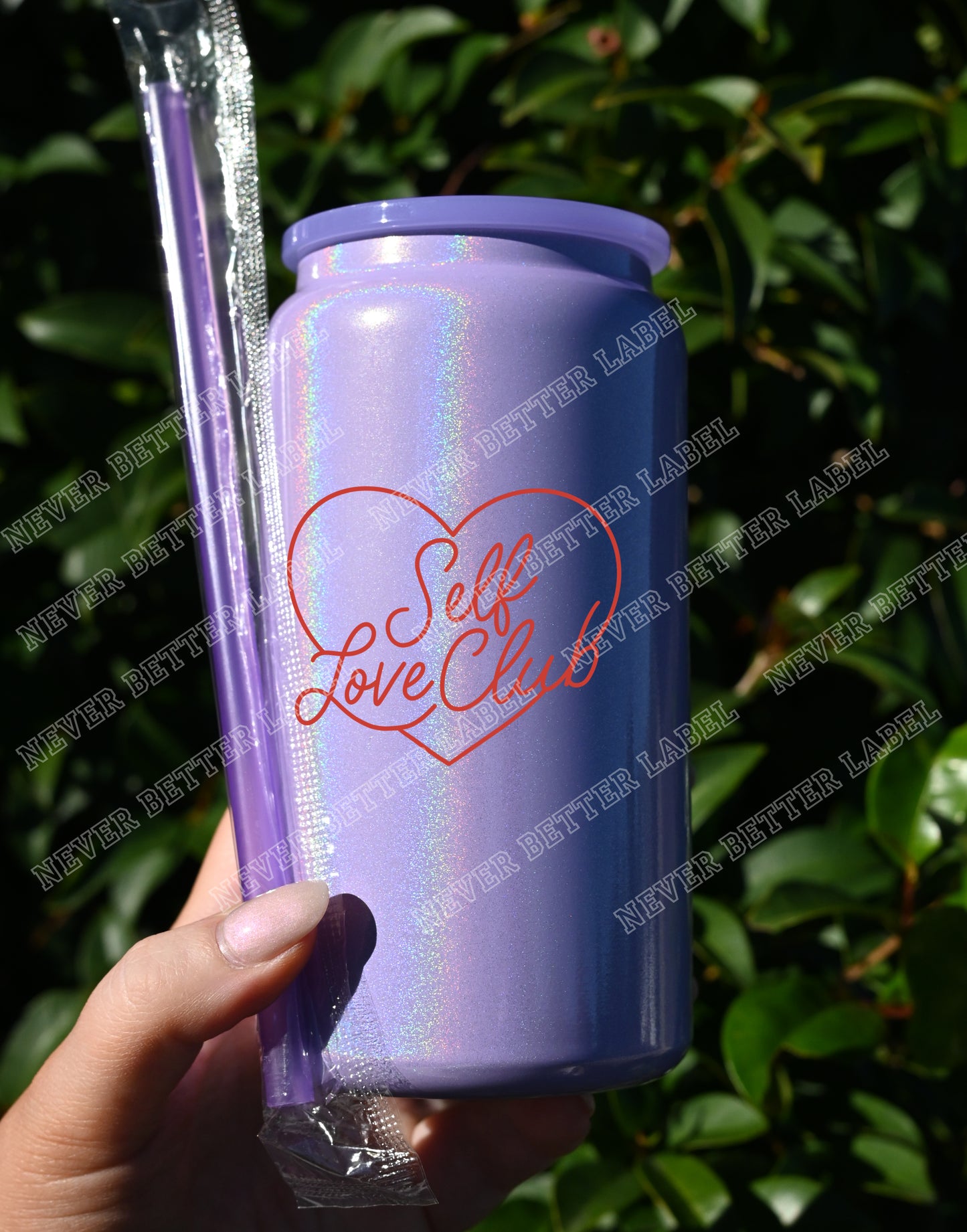 Self Love Club (Red) - Insulated Shimmer Cup 16oz (473ml)