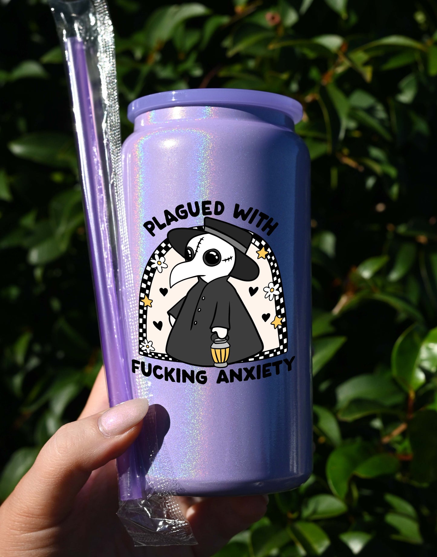 Plagued with F***ing Anxiety Libbey Cup