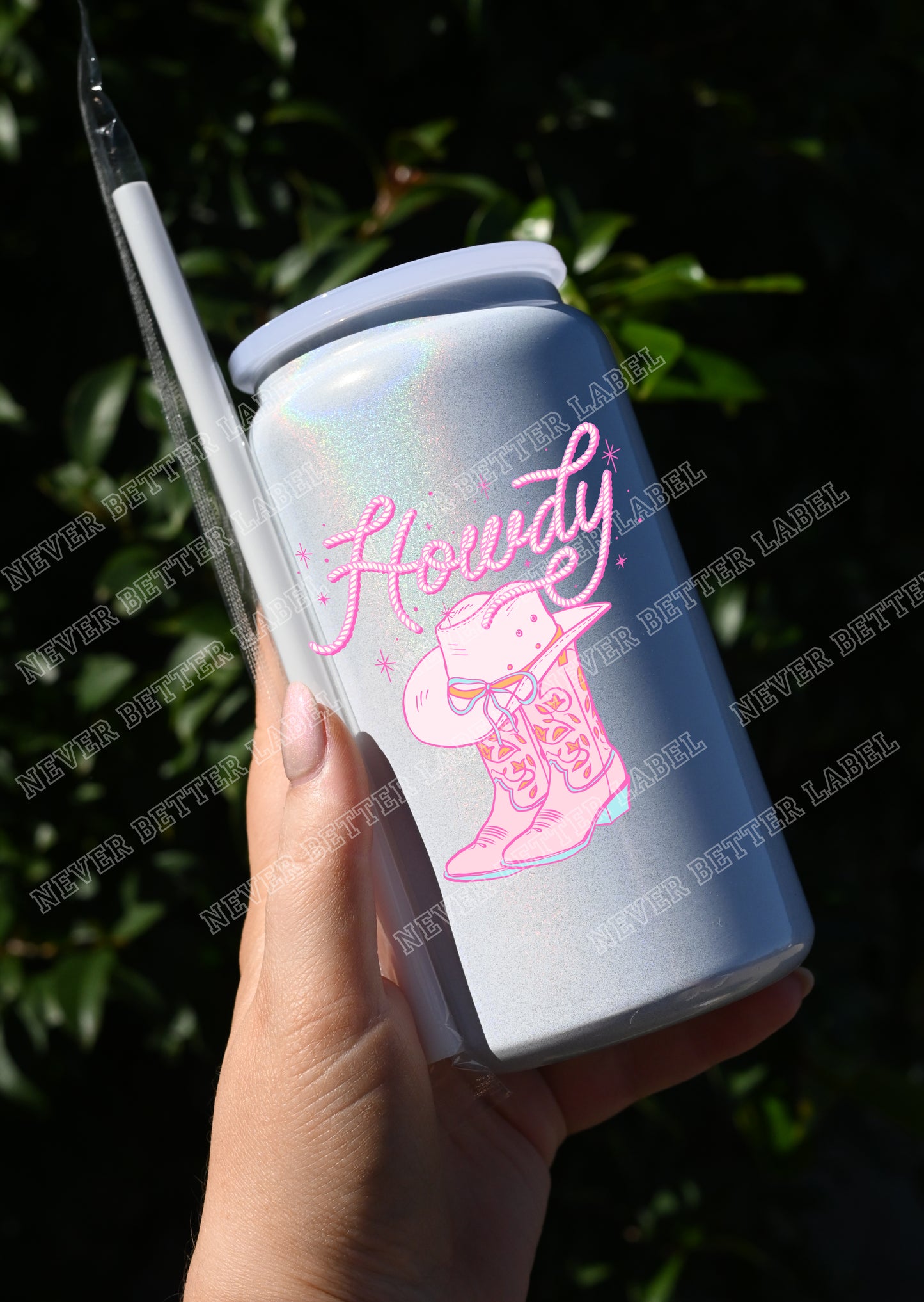 Howdy Cowgirl  - Insulated Shimmer Cup 16oz (473ml)
