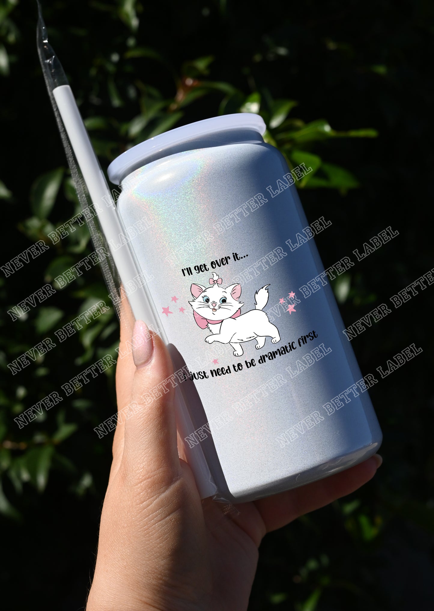 I'll Get Over it, I Just Need to be Dramatic First - Insulated Shimmer Cup 16oz (473ml)